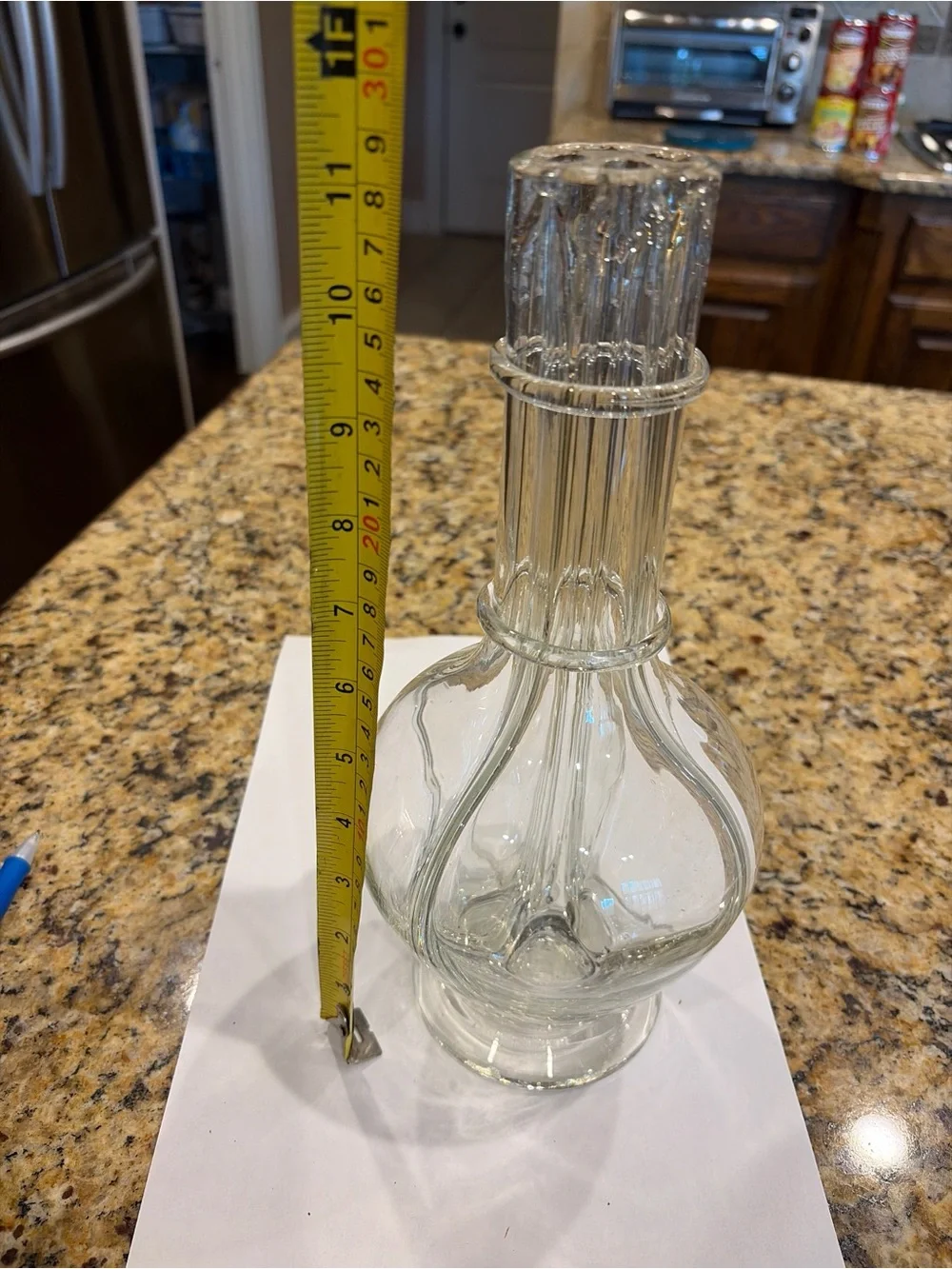 Vintage Made in France Fait Main Four Quadrant Decanter